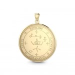 Sigil of the Archangel Michael Solid Gold Pendant