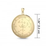 Sigil of the Archangel Michael Solid Gold Pendant