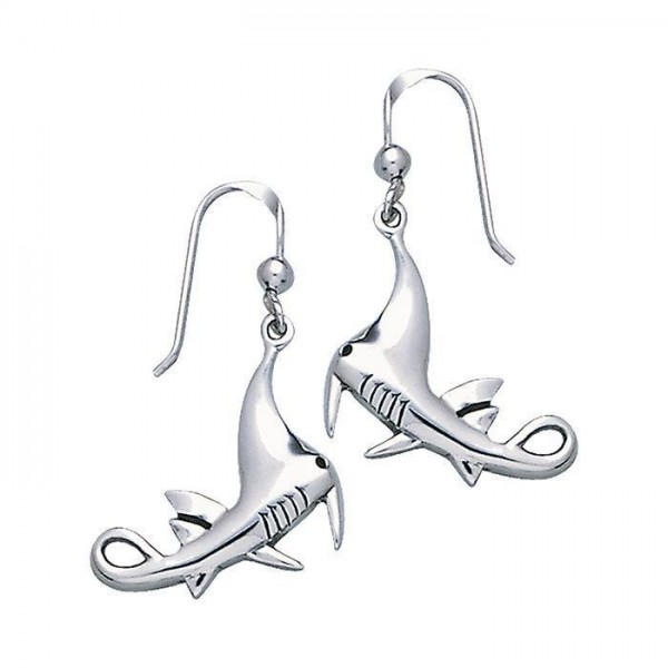 Manta Ray Sterling Silver Hook Boucle d’oreille