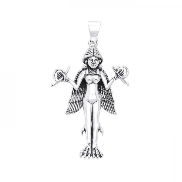 Oberon Zell Goddess Lillith Silver Pendant