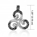 The love of the Holy Trinity ~ Sterling Silver Celtic Triquetra Pendant