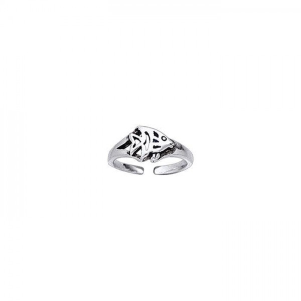 A simple pleasure on the warm waters ~ Sterling Silver Jewelry Toe Ring