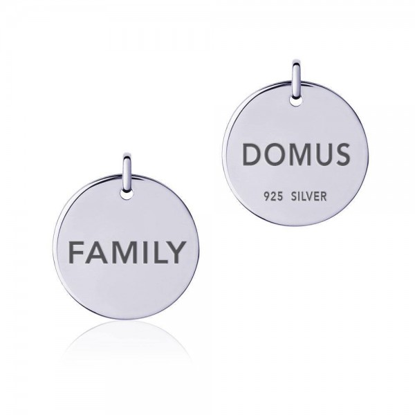 Power Word Family ou Domus Silver Disc Charm