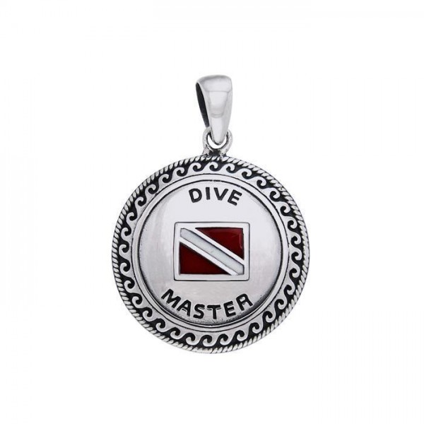 Silver Divemaster Silver Pendant