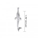 Humpback Whale Sterling Silver Pendant