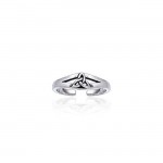 Celtic Triquetra Knot Sterling Silver Toe Ring