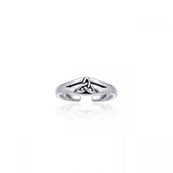 Celtic Triquetra Nœud Sterling Silver Toe Ring