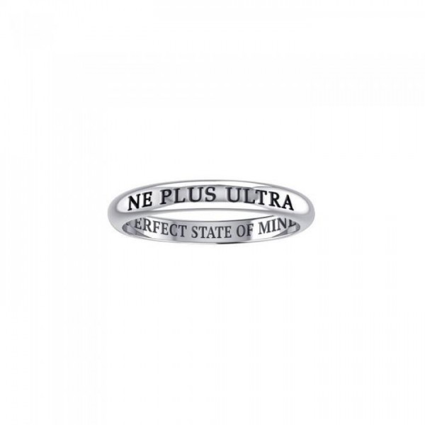 NE PLUS ULTRA PERFECT STATE OF MIND Sterling Silver Ring