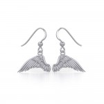 Angel Wing Silver Earrings