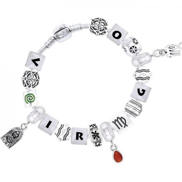 Virgo Astrology Bead Bracelet