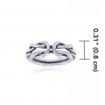 Celtic Knot Work Sterling Silver Ring