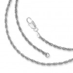 Fine Sterling Silver Rope Chain