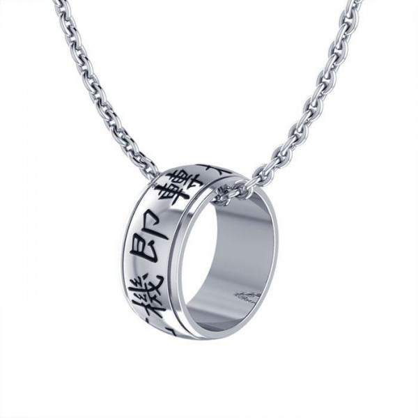Crisis Is Opportunity Ring Necklace Set