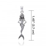 Beloved Mystique and Allure of the Sea Mermaid ~ Sterling Silver Jewelry Pendant