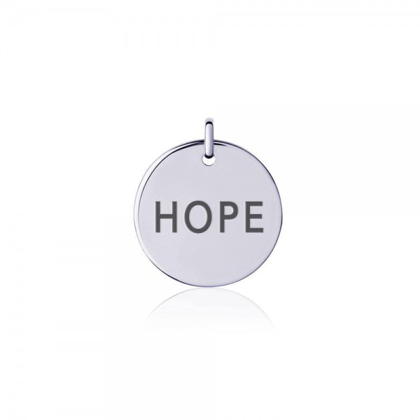Charme Power Word Hope Silver Disc