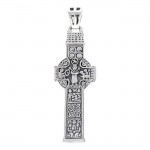 Celtic Cross Silver Pendant