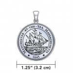 Manchester By The Sea Pendentif en argent sterling Version moyenne