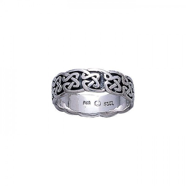 An eternity worth a lifetime ~ Sterling Silver Celtic Knotwork Ring