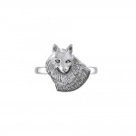 Wonderful Wolf Sterling Silver Ring