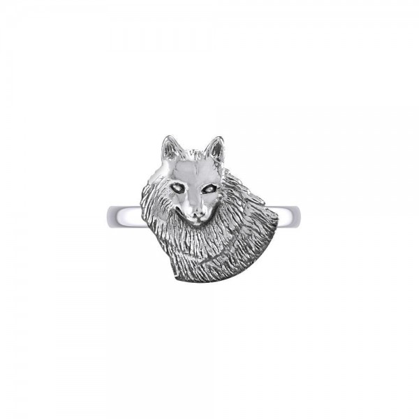 Wonderful Wolf Sterling Silver Ring