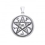 The Star of Earth by Oberon Zell Sterling Silver Pendant