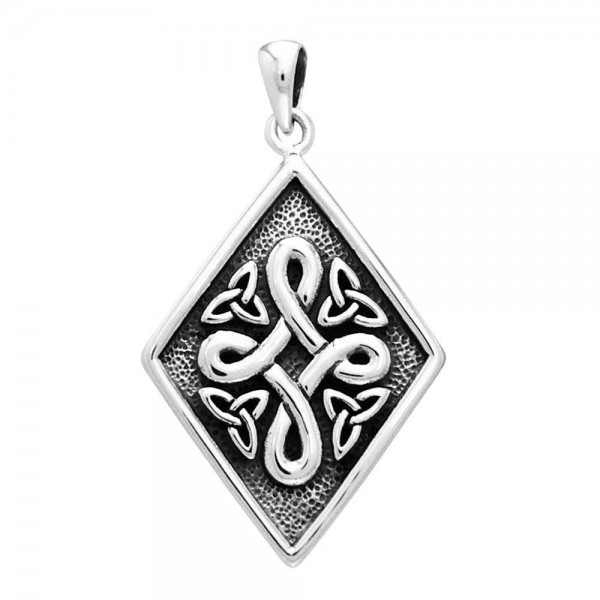 The Celtic with Trinity Knot Silver Pendant
