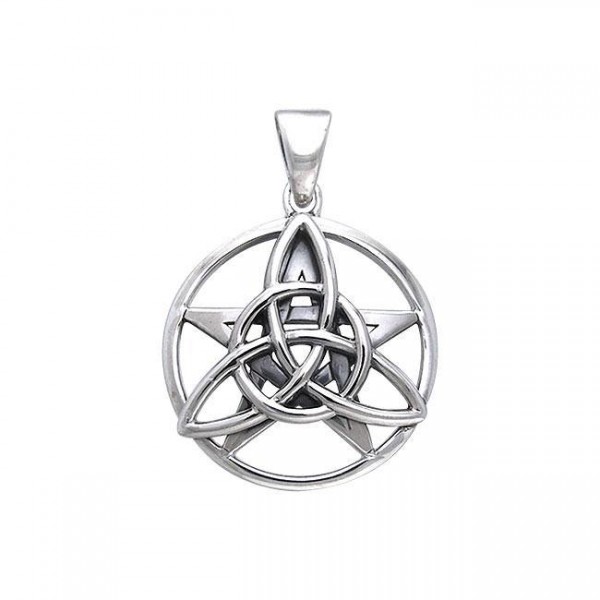 Celtic Trinity Le pendentif star en argent sterling