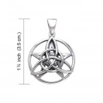 Celtic Trinity The Star Sterling Silver Pendant