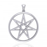 Welcoming the magick and fantasy ~ Sterling Silver Jewelry Elven Star Pendant