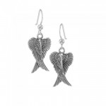Angel Wings Silver Earrings