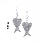 Angel Wings Silver Earrings
