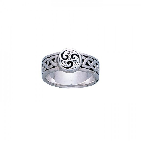 Celtic Knotwork Silver Ring