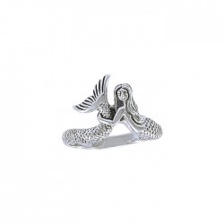 Mermaid Sterling Silver Ring 