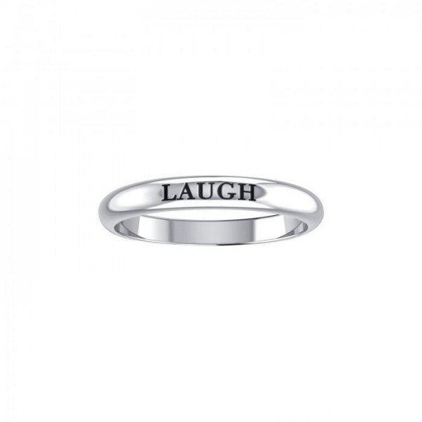 LAUGH Sterling Silver Ring