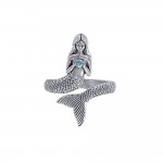 Seek your imagination with the Sea Mermaid ~ Sterling Silver Wrap Ring