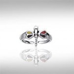 Dragonfly Silver Toe Ring