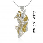Nouveau pendentif Sea Pearls Silver and Gold