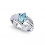 Designer Elegant Cubic Zirconia Star Ring