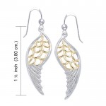 Sentez les Angelbs Gentle Wings ~ Boucles d’oreilles pendantes en bijoux en argent et en or