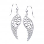 Feel the Angelbs Gentle Wings ~ Sterling Silver Jewelry Dangling Earrings