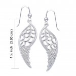 Sentez les Angelbs Gentle Wings ~ Bijoux en argent sterling Boucles d’oreilles pendantes
