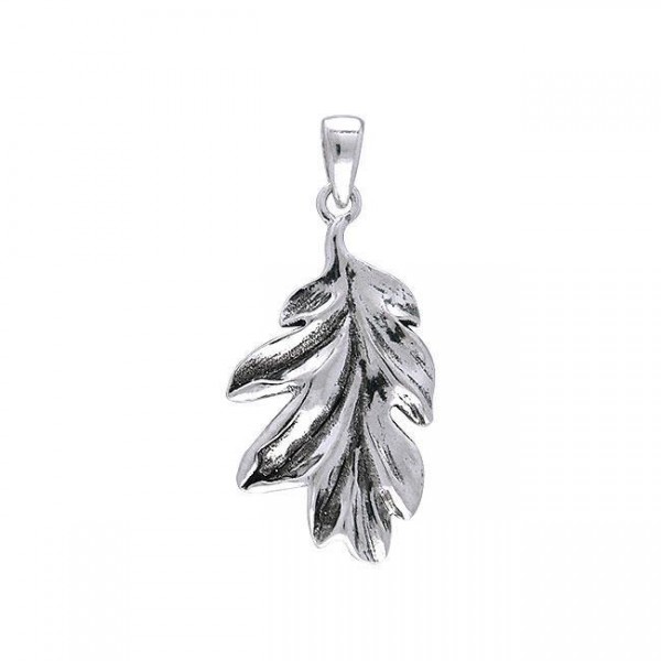 Magick & Witch Oak Leaves Sterling Silver Pendant