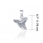 Shark Tooth Silver Pendant