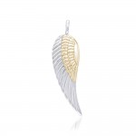 Pendentif Angel Wing Silver et Gold