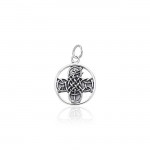 Celtic Knotwork Cross Charm