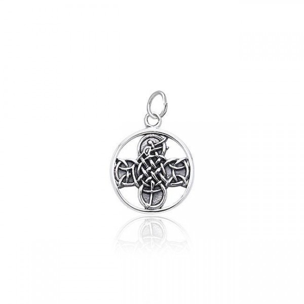 Celtic Knotwork Cross Charm