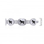Arabian Horse Silver Bracelet