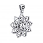 The Flower of Unity Silver Pendant