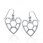 A love worthy to be kept ~ Sterling Silver Jewelry Hook Earrings