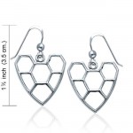 A love worthy to be kept ~ Sterling Silver Jewelry Hook Earrings